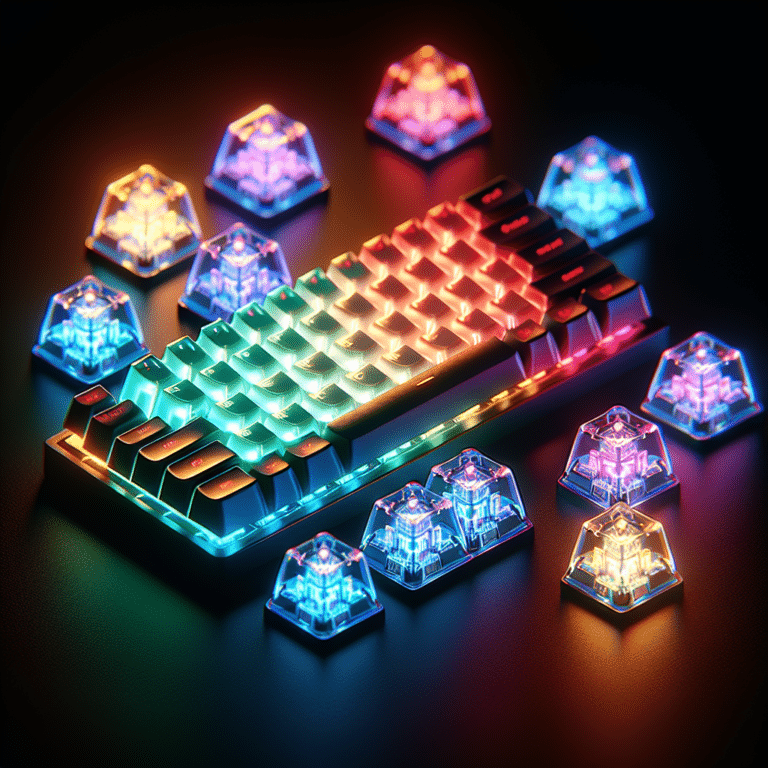 Backlit Keycaps for RGB Keyboards