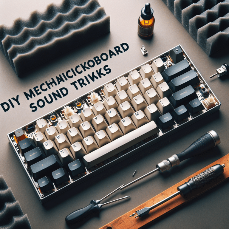 DIY Mechanical Keyboard Sound Tweaks