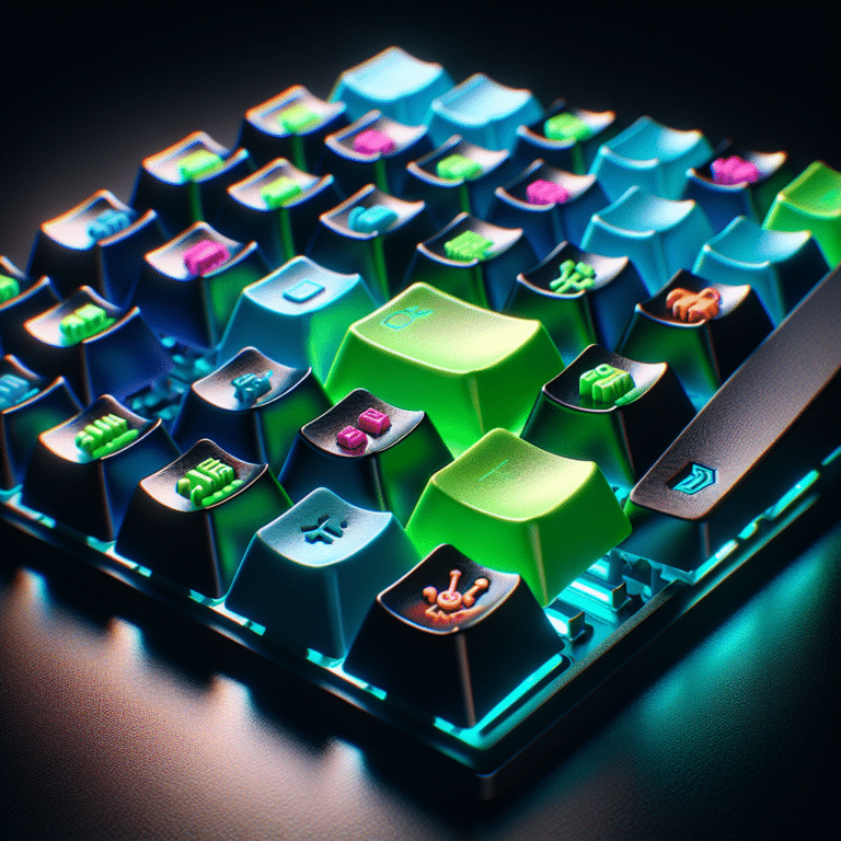 Custom Keycaps for Gaming Keyboards