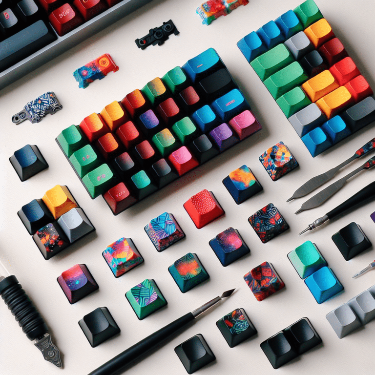 Custom Printed Keycaps for Mechanical Keyboards