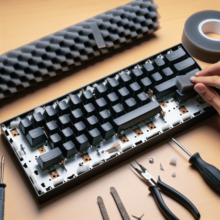 Dampening Keyboard Foam Installation