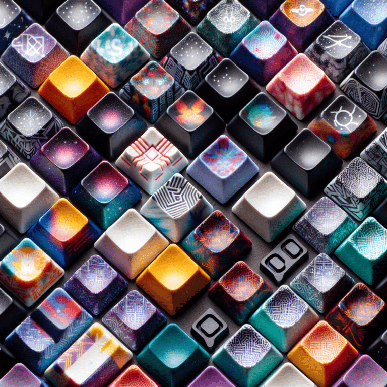 Custom Printed Keycaps for Mechanical Keyboards