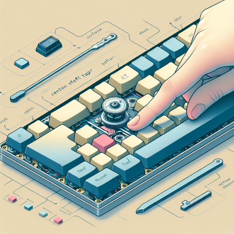 A Gentle Tap: How to Achieve a Softer 'Thock' Sound on your Mechanical Keyboard