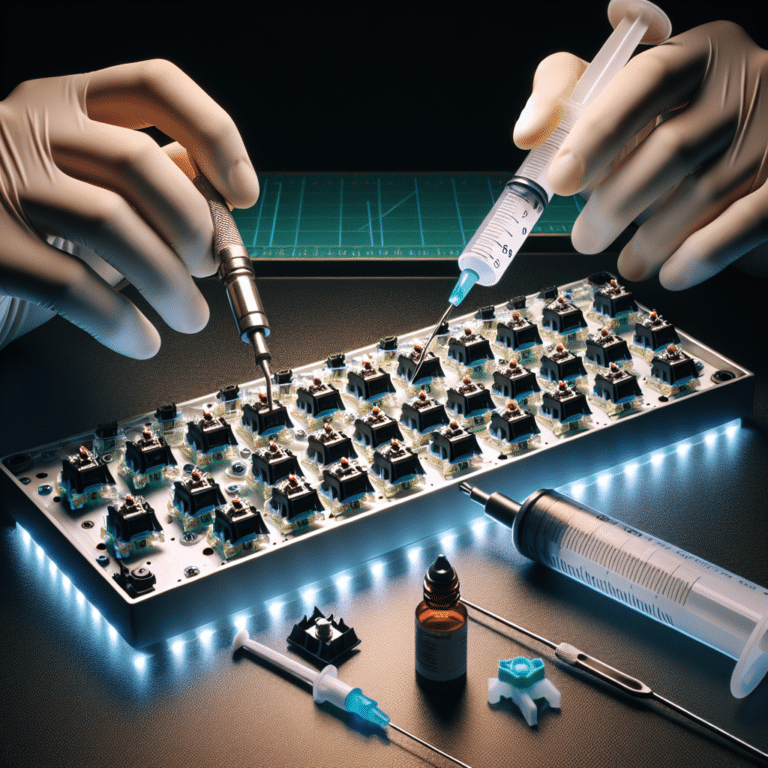 Lubing Switches for Quieter Keyboards