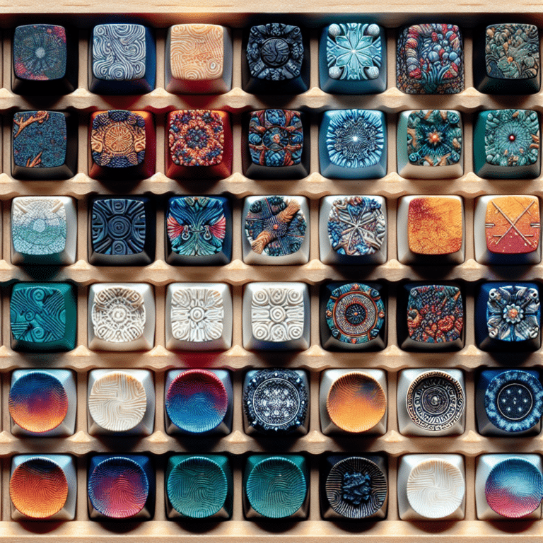 Custom Artisan Keycap Designs
