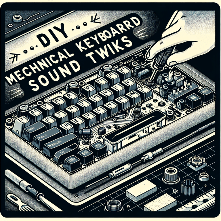 DIY Mechanical Keyboard Sound Tweaks