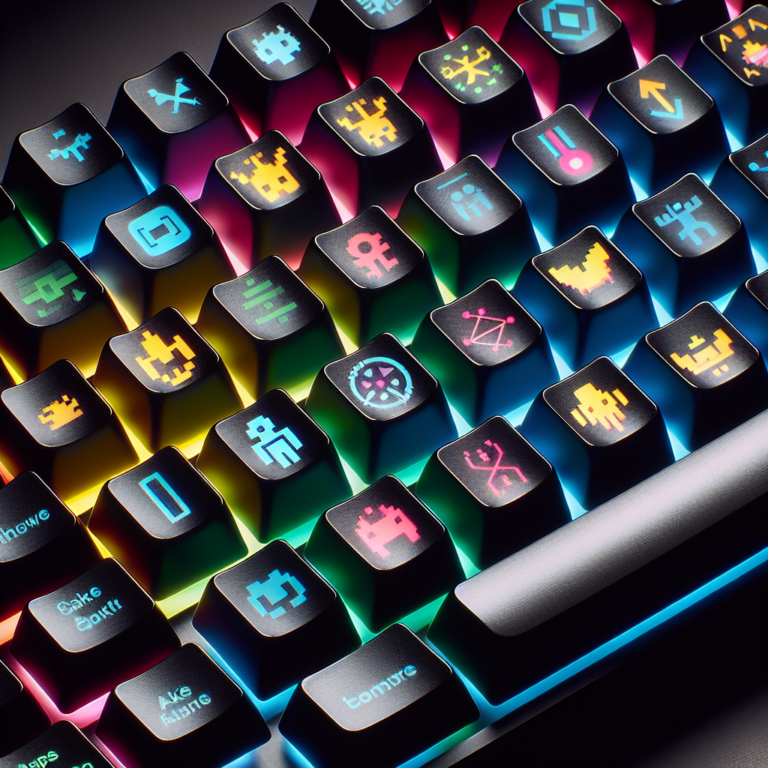 Custom Keycaps for Gaming Keyboards
