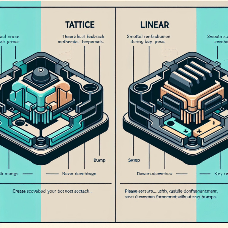 Exploring the World of Tactile vs Linear Keyboard Switches
