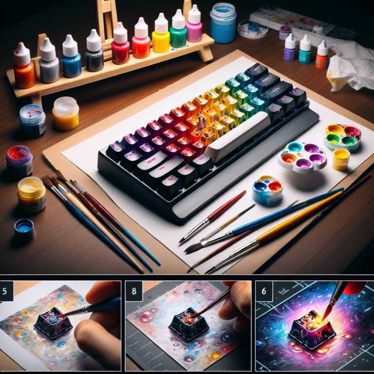 Mechanical Keyboard Keycap Painting Guide
